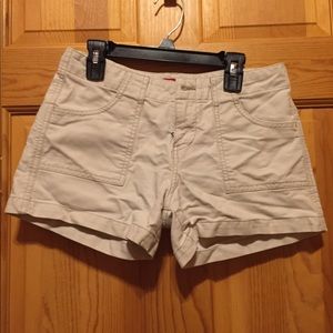 Off White Jean Shorts